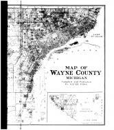 Wayne County Map - Right, Wayne County 1915